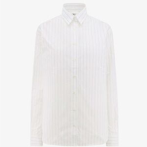 TOTEME Signature Cotton Pinstripe Button-Down Shirt